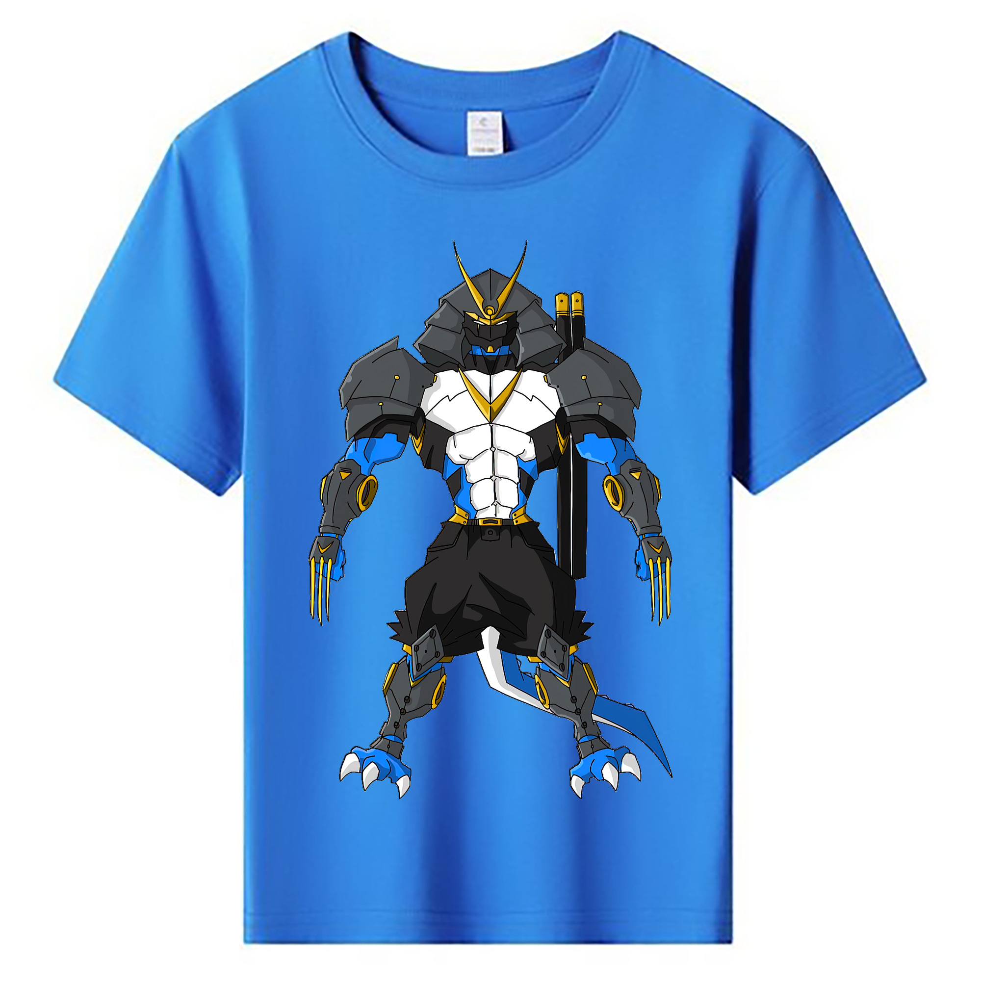 （画像用） Digimon デジタルモンスター/デジモン 綿100％キッズTシャツ（フロントプリント）